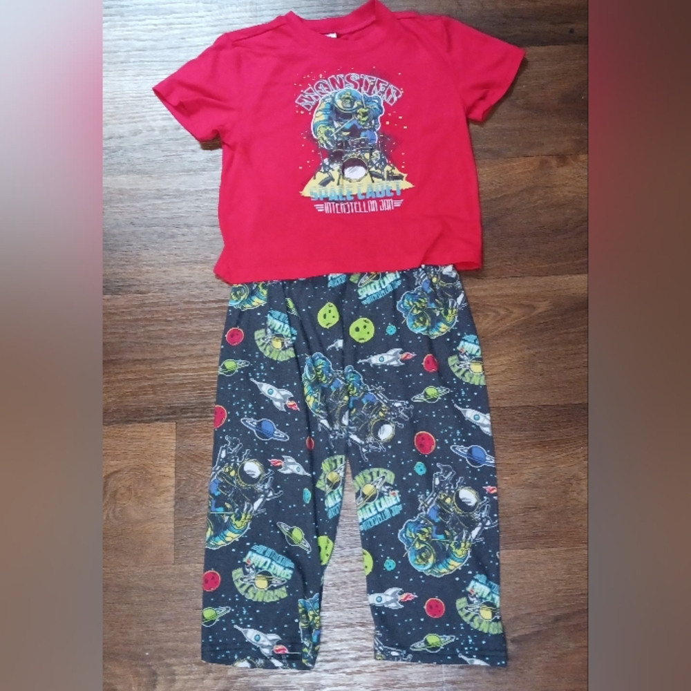 Monster Space Cadet Interstellar Pajama PJ 2 piece set